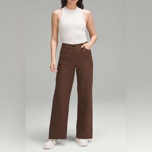 Lululemon City Sleek 5 Pocket High-Rise Wide-Leg Pant Full Length size 33